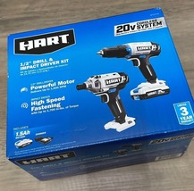 HART HPCK201B 20V 1/2 inch Drill &amp; Impact Driver Combo Kit - New &amp; Sealed - $1,466.20 MXN