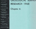 Geological Survey Research 1968, Chapter A - $21.89