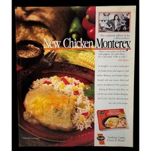 Stouffers Frozen Dinners Print Ad Vintage 1994 Chicken Monterey Mexican ... - $11.95