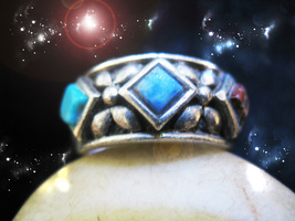 Haunted Heavy Ring Royal Fruits Of Wealth And Luck Illuminated Collection Magick - £395.49 GBP