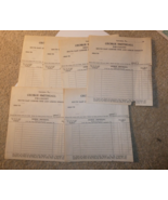 Lot of 5 Vintage 1930s George Smithgall Druggist Letterhead Receipts - £17.90 GBP