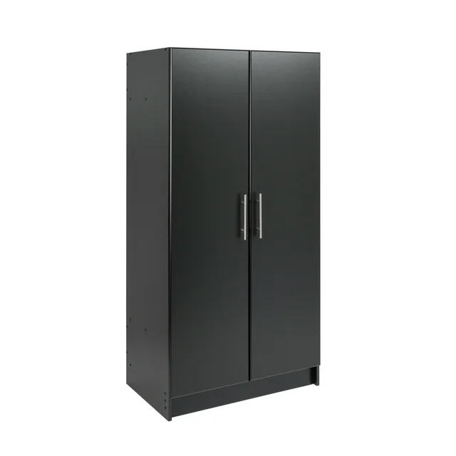 Prepac Elite Armoire Wardrobe Closet - Black - £284.14 GBP