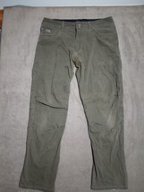 Kuhl Revolvr Pants Mens sz 35x31 Straight Hiking Cargo Outdoor Brown Gre... - $30.00