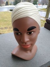 Vintage Holland Mold Ceramic Lady Head Bust With Turban - £15.97 GBP