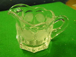 Beautiful FOSTORIA Coin Clear Glass CREAMER..........FREE POSTAGE - £9.17 GBP