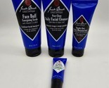 Jack Black Authentic Skin Saviors Set- Cleanse, Exfoliate, Moisturize, P... - £23.64 GBP