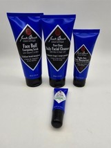 Jack Black Authentic Skin Saviors Set- Cleanse, Exfoliate, Moisturize, Protect - £24.01 GBP
