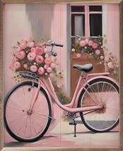 Paris Pinque Bicycle Print - £34.35 GBP+