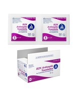 Dynarex BZK Antiseptic Towelettes, Hand Sanitizing Wipes 5&quot;x7&quot; Case of 1000 - $65.71 CAD