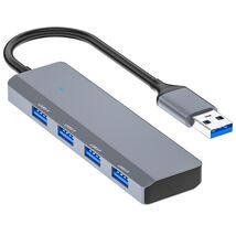 ADS-305A USB to 4 X USB3.0 Docking Station USB Hub Aluminum Alloy Adapter - $7.21
