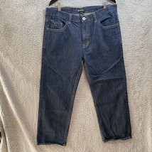 IRREVERENT Mens Blue Denim Jeans Size 38x30 Blue Straight Leg - $12.00