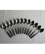 Set Lot of 12x National Stainless Marquee Teaspoons Made In Japan Vintag... - $710.18 MXN