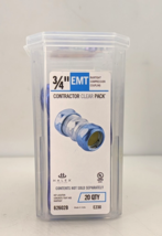 Pack of 20 Haley EMT 3/4 in. Electrical Metallic Raintight Compression C... - $334.99 MXN