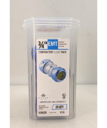 Pack of 20 Haley EMT 3/4 in. Electrical Metallic Raintight Compression C... - $325.42 MXN