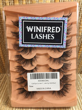 Winifred Russian Strip Lashes Cat Eye Extension Fox Eye Faux Mink Eyelashes - £12.38 GBP
