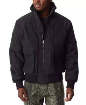 Bass Outdoor Men&#39;s Mixed-Media Full-Zip Bomber Jacket - Caviar-XL - $58.93