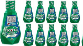 Crest Scope Mouthwash, Classic, Travel Size 1.2 Ounces (36ml) - Pack OF 10 - £15.48 GBP