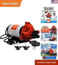 Durable 33-Series Water Pressure Pump - 45 PSI Shut-Off, for Home &amp; Mari... - $119.99