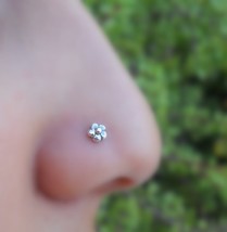 Flower Silver Nose Ring Nose Silver Ring Nose Stud Designs Nose Studs Silver Nos - $25.95