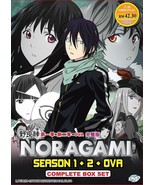 Noragami Season 1-2 (Ep.1-25 &amp; OVA) Complete Anime DVD English Dub SHIP ... - $31.40