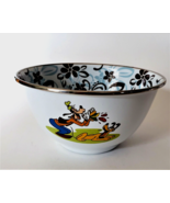 Soup Bowl  Metal Goofy &amp; Pluto Disney Store Enamelware  BBQ picnic VINTAGE - £6.32 GBP