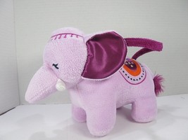 Gymboree Mini Spice Market Purple Elephant Child&#39;s Purse 8&quot; Boho Embroidered - £9.02 GBP