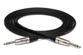 Hosa Hss-020 Rean 1/4&quot; Trs To Rean 1/4&quot; Trs Pro Balanced Interconnect, 20 Feet - £29.90 GBP