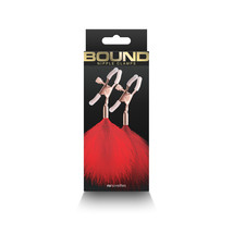 Bound Nipple Clamps F1 Red - $16.40