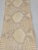 Cobra Snake Skin Leather Snakeskin Python Printed-on Hide Craft Supply N... - $17.95+