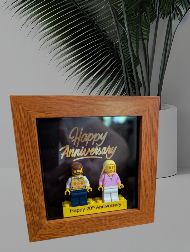 Anniversary Personalised LEGO® Gift. Wedding Anniversary, Work Anniversa... - $19.88