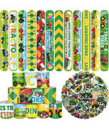 74PCS Tractor Party Favors 24PCS Tractor Slap Bracelets 50PCS Tractor St... - $18.08