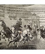 Roman Charioteers 1888 Victorian Religious Book Antique Art Print DWT4B - €30,07 EUR