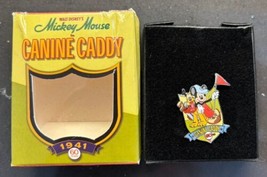 Disney Pin Canine Caddy Logo Gallery Store Mickey Pluto Golf 60th 4843 LE 5000 - $19.79