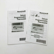 Owners Guide Honeywell Deluxe Programmable Thermostate Dual Language - £5.25 GBP