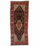 Handmade antique Caucasian Karabagh rug 4.5&#39; x 11.6&#39; (137cmx353cm) 1880s... - $19,771.54 CAD