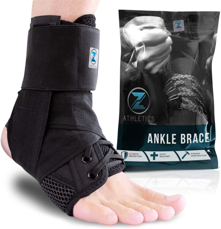 Zenith Ankle Brace, Lace Up Adjustable Support - $48.10