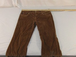 Adult Women&#39;s Aeropostale Brown Corduroy Zip Up Jeans Nice Comfortable 3... - $19.78