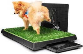 Hompet Dog Grass Pad With Tray Large, Puppy Turf Potty Reusable, 30&quot;×20&quot; - £70.96 GBP