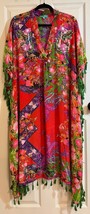ANTICA SARTORIA FLOWER GARDEN GREAT BEADWORK  Caftan, Coverup, Tunic OS - $892.74 MXN