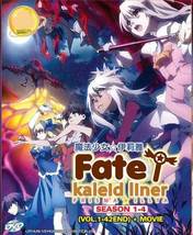 Fate/kaleid liner Prisma Illya (Collection Set Season 1~4 + Movie) Anime DVD - £29.56 GBP