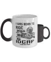 Motorcycle Mugs I Was Born To Ride CC-Mug  - £14.19 GBP