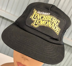 Vintage Jack Daniels Lynchburg Lemonade Black Snapback Baseball Cap Hat  - £10.73 GBP