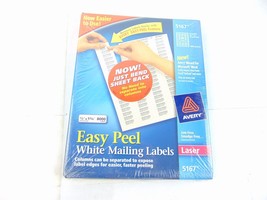 Avery Easy Peel Mailing Labels 5167 - £31.55 GBP