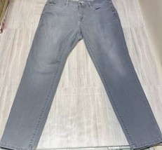 ANA A New Approach Mid Rise Skinny Size 14 Gray Jeans Stretch - $10.77