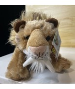 NWT Wild Republic Plush Smilodon Stuffed Saber Tooth Tiger Cat Stuffed A... - $18.70