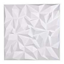 Acoustic Sound Diffuser Panels - 19.7 X 19.7 X 1 Inches Pack Of 12 Pvc Wall Art  - £89.17 GBP