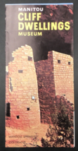 1970s Manitou Cliff Dwellings Museum CO Colorado Manitou Springs Travel Brochure - £9.57 GBP