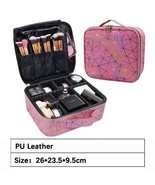 Women&#39;s Mini Cosmetic Bag High Quality Professional Makeup Organizer Box... - £51.74 GBP