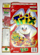 1996 Empty General Mills Best Tasting Trix 12OZ Cereal Box SKU U198/113 - $18.99
