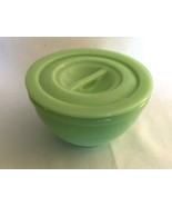 Vintage Jeanette jadeite Drippings jar with lid excellent used condition - $123.48 CAD